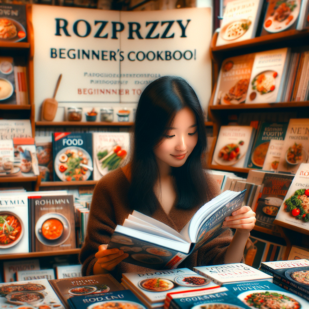 Książki kucharskie dla początkujących – propozycje z lokalnej księgarni w Rozprzy