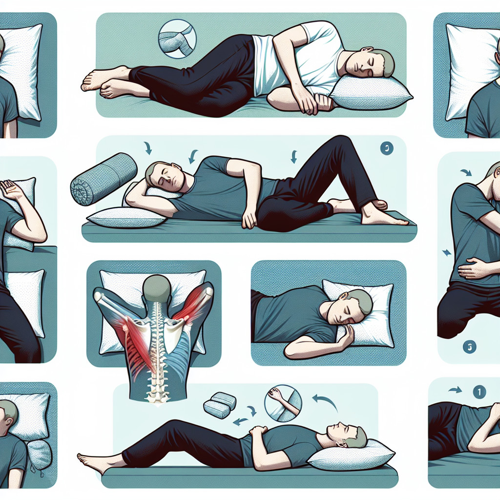 Jak spać, aby złagodzić ból ramion