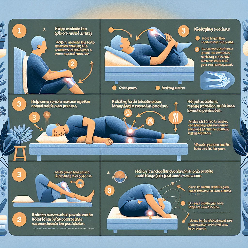 Jak spać, aby zredukować ból kolan