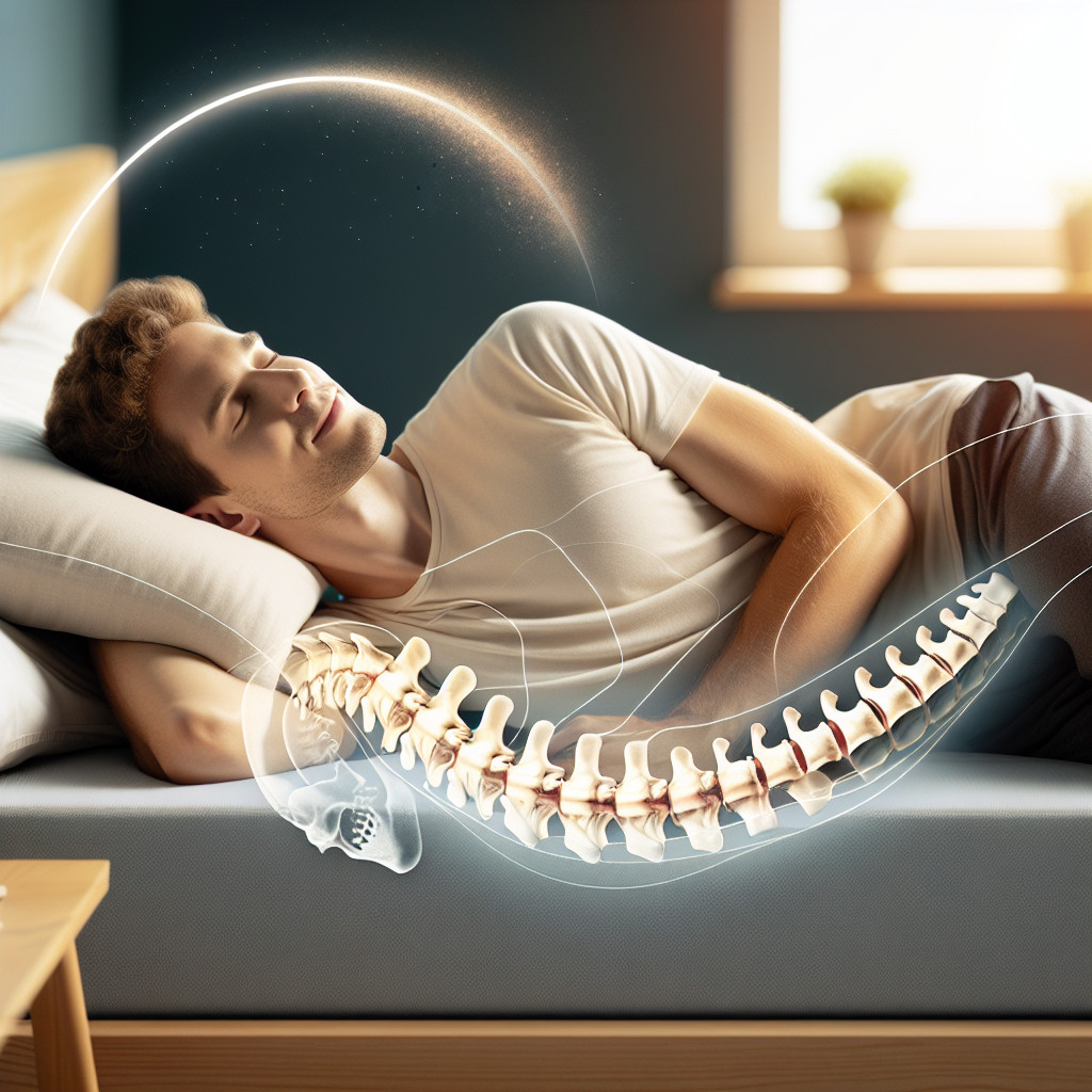 Jak spanie na boku wpływa na kręgosłup?